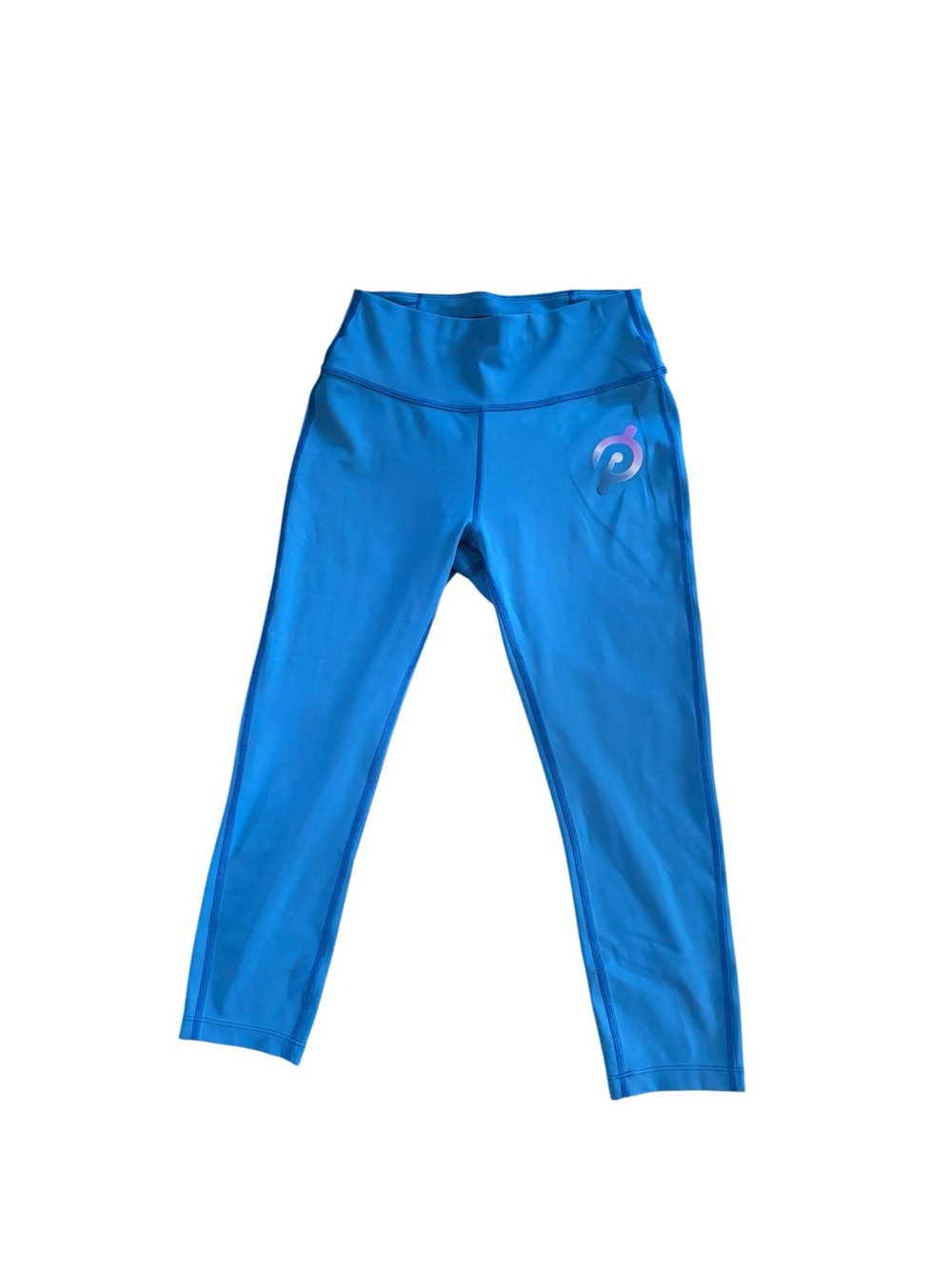 Peloton Blue Athletic Performance Peloton Move Mission Cropped Legging HO121 Sz